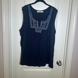 Sleeveless Tunic 2X